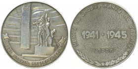 UDSSR 1917 - 1991
Russland. Alumedaille, ohne Jahr. auf die Kriegsjahre 1941 - 1945, Dm 45,5 mm.
20,07g
ss/vz