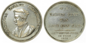 Silbermedaille, 1828
Schweiz, Bern. auf die III. Reform Feier, Dm 37 mm. Bern
29,82g
vz