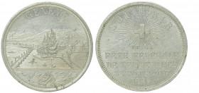 Alumedaille, 1892
Schweiz, Genf. von C. Defalli, Dm 34mm.. 4,72g
vz