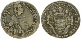 Sigismund Bathory 1581 - 1602
Ungarn, Siebenbürgen. 1/2 Taler, 1592. Nagybànya
16,20g
Resch--., Dav.--.
entfernter Kronenhänkel
ss