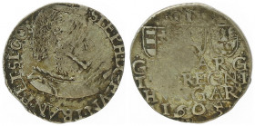 Stephan Bocskai 1605 - 1606
Ungarn, Siebenbürgen. Groschen, 1605. Neustadt - Nagybanya
2,28g
Resch 103
Prägeschwäche
ss