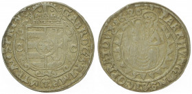 Gabriel Bethlen 1613 - 1629
Ungarn, Siebenbürgen. Breitgroschen, 1626 CC. Kaschau
1,92g
Resch329 ff, Huszár435
ss