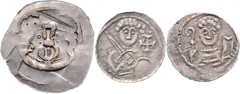 Wladislaw II. 1138 - 1146
Polen. Denar, o. Jahr. Krakau
0,44g
Kop. 51 var.
ss