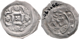 Leopold VI. ab ca 1210 - 1230
Pfennig, o. Jahr. Enns
0,77g
CNA B116
im Revers Tuscheziffer.
ss/ss+