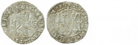 Friedrich III. 1439 - 1493
Kreuzer, 1458. Wiener Neustadt
1,08g
CNA Fa 35
ss