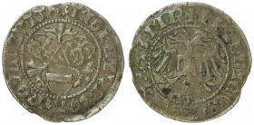 Friedrich III. 1439 - 1493
Achter / 8 er, o. Jahr. Wiener Neustadt
1,93g
CNA Fa 44a
ss