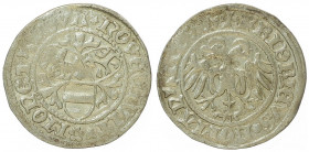 Friedrich III. 1439 - 1493
Achter / 8 er, o. Jahr. Wiener Neustadt
1,96g
CNA Fa 44a
ss+