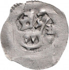 Rudolph IV. 1358 - 1365
Pfennig, o. Jahr. Graz oder Oberzeiring
0,64g
Sauer 133b, CNA D131
f.ss
