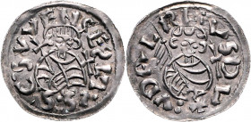 Oldrich 1012 - 1034
Böhmen. Denar, o. Jahr. Prag
1,04g
Cach. 293
vz/vz+