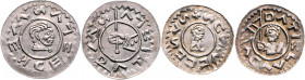 Vratislav II. 1061 - 1092
Böhmen. Lot. 2 Stück Denare, Prag.
a. ca 0,71g
Cach. 346, 353
f.vz/f.szgl