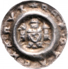 Premysl II. Otakar 1260 - 1278
Böhmen. Brakteat, o. Jahr. Prag
0,64g
Cach. 816
ss