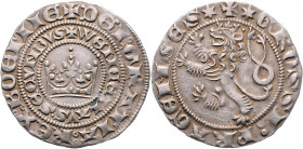 Wenzel II. 1278 - 1305
Böhmen. Prager Groschen, o. Jahr. Kuttenberg
3,75g
vz