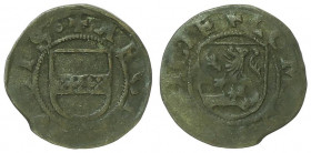 Maximilian I. 1493 - 1519
Vierer, o. Jahr. Lienz
0,53g
Egg. S. 178 B1
s/ss