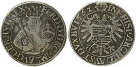 Ferdinand I. 1521 - 1564
Guldentaler zu 60 Kreuzer, 1562. Wien
23,76g
MzA. Seite 45
f.ss