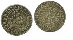 Ferdinand II. 1619 - 1637
1 Kreuzer, 1624. Brünn
0,78g
Her. 1420
ss