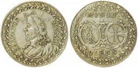 Ferdinand III. 1637 - 1657
1/2 Schautaler, (ca. 1648) o. Jahr. Salvador Mundi
Wien
13,44g
vz