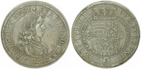 Erzherzog Ferdinand Karl 1632 - 1662
Taler, 1646. Hall
28,70g
M./T. 503
ss