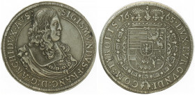 Erzherzog Sigismund Franz 1662 - 1665
Taler, 1665. Hall
28,50g
M./T. 531
ss