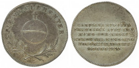 Franz II. 1792 - 1806
Ag - Jeton, 1825. auf die Krönung der Karolina Augusta zur umgarischen Königin in Pressburg am 25.09.1825
Pressburg
2,17g
Fr. VI...