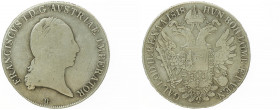 Franz II. 1792 - 1806
Taler, 1818 B. Kremnitz
27,60g
Fr. 142
s/ss