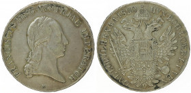 Franz II. 1792 - 1806
Taler, 1820 M. Mailand
27,84g
Fr. 155
ss