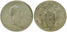 Franz II. 1792 - 1806
Taler, 1825 A. Wien
28,03g
Fr. 182
vz