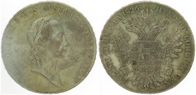 Franz II. 1792 - 1806
Taler, 1826 A. Wien
27,99g
Fr. 186
f.vz