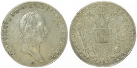 Franz II. 1792 - 1806
Taler, 1826 G. Nagybanya
28,04g
Fr. 189
ss