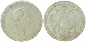 Franz II. 1792 - 1806
Taler, 1827 C. Prag
27,63g
Fr. 192
f.ss