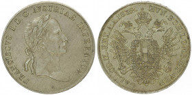 Franz II. 1792 - 1806
Taler, 1832 A. Wien
28,09g
Fr. 199
vz/stgl