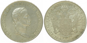 Franz II. 1792 - 1806
Taler, 1831 A. Wien
28,00g
Fr. 264
stgl