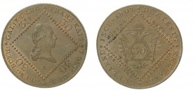 Franz II. 1792 - 1806
30 Kreuzer, 1807 A. Wien
17,39g
Fr. 507
stgl