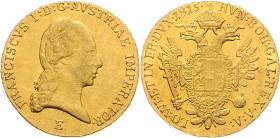 Franz II. 1792 - 1806
Dukat, 1815 E. Karlsburg
3,51g
Fr. 51
ss/vz
