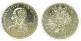 Nickelmedaille, ohne Jahr
2. Republik 1945 - heute. 1000 Jahre Österreich / Franz Joseph I. , Dm 41 mm.. Wien
31,89g
stgl