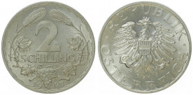 2 Schilling, 1947
2. Republik 1945 - heute. Wien. 2,76g
J. 456
PP