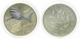 3 Euro, 2018
2. Republik 1945 - heute. Der Hai. Wien
16,00g
ANK 7
stgl