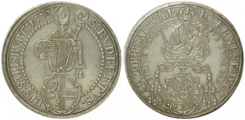 Johann Ernst Graf Thun und Hohenstein 1687 - 1709
Erzbistum Salzburg. Taler, 169...