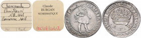 Christian IV. 1588 - 1648
Dänemark. 1 Krone, 1618. der gekrönte und geharnischte König steht nach r., mit der Rechten das Zepter schulternd, die Linke...