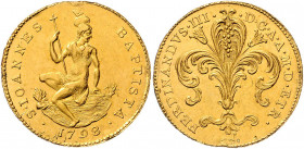 Ferdinand III. 1790 - 1801
Italien, Toskana. 1 Ruspone, 1798. Florenz
10,46g
C.N.I. XII/449/32, Gig. n. 6, Mont. n. 118
kleiner Randfehler bei 6 Uhr
v...