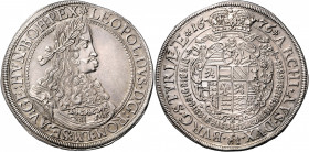 Leopold I. 1657 - 1705
Taler, 1676 (74). Graz
28,06g
Her. 611
vz