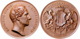 Ferdinand I. 1835 - 1848
Kupfermedaille, 1846. auf den Direktor des Wiener Münz- und Antikenkabinetts sowie des Ägyptischen Museums, Moritz Graf von D...