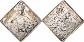 Franz Joseph I. 1848 - 1916
Ag-Schützenmedaille, 1892. als Klippe, auf das 700 Jahr Jubiläum von Wiener Neustadt, Ø 34,5x34,5 mm, von A. Scharff
Wien
...