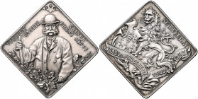 Franz Joseph I. 1848 - 1916
Ag-Schützenmedaille, 1893. als Klippe, auf das VII. Niederösterreichische Landesschießen in Schwechat, Ø 43 mm
Wien
20,51g...