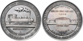 Franz Joseph I. 1848 - 1916
Silbermedaille, 1897. zur 1000 Jahrfeier Ungarns 1896 und zur Fertigstellung der Millenniumsbrücke Ø 41 mm, von J. Christl...