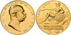 Franz Joseph I. 1848 - 1916
100 Kronen, 1908. Wien
33,89g
Fr. 2182
ss/vz