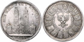 Sedisvakanz 1791
Brixen - Bistum. Silbermedaille, 1791. auf den Fassadenansicht der Kathedralkirche / Im Kreis der Brixen'sche Adler, auf dessen recht...