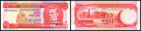 Barbados. Lot 4 Stück (1973 ND, 2000 ND issues): P-29 1 Dollar ND, P-60 2 Dollars ND(2000), P-61 5 Dinars ND(2000), P-62 10 Dollars ND (2000). I