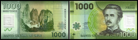 Chile. Lot 18 Stück (2009 Polymer Issue): P-161a 5000 Pesos 2010, P-161b 1000 Pesos 2011, P-161c 1000 Pesos 2012, P-161f 1000 Pesos 2015, P-162a 2000 ...