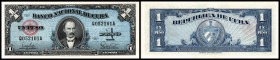 Cuba. Lot 10 Stück (1949-1950, 1956, 1958-1960 Issues): P-77b 1 Peso 1960, P-79b 10 Pesos 1960, P-80b 20 Pesos 1958, P-81b 50 Pesos 1958, P-82a 100 Pe...
