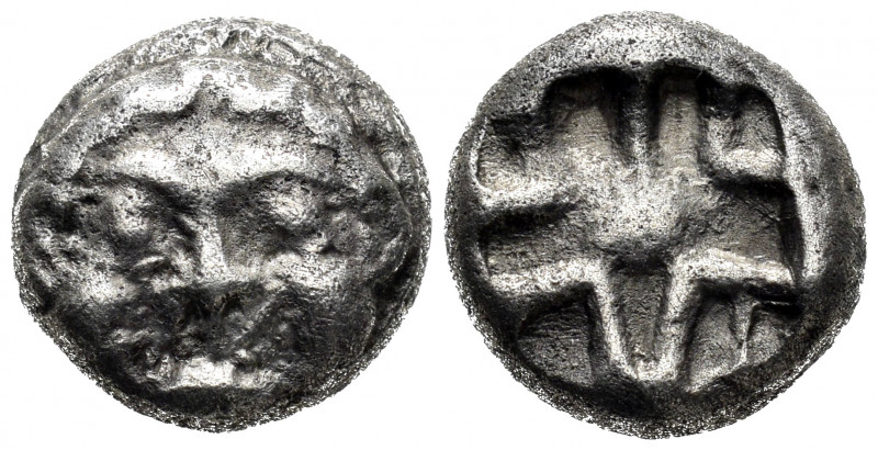 Mysia. Parion. Drachm. 550-520 BC. (Sng Cop-256). (Rosen-525). (Asyut-612). Anv....